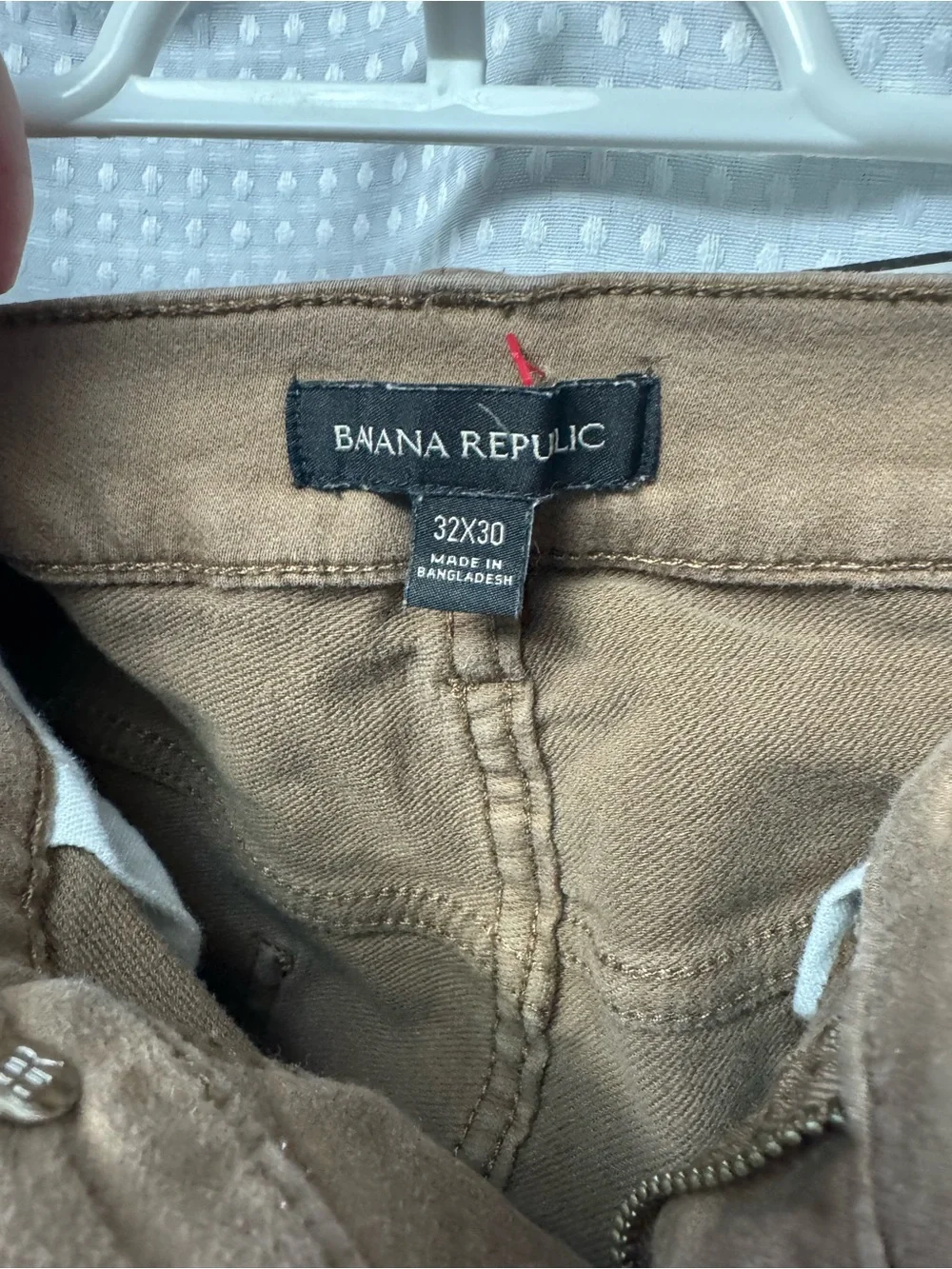 Banana Republic Tan Brown Chino Pants Slim Fit 5 pocket Men’s 32x30